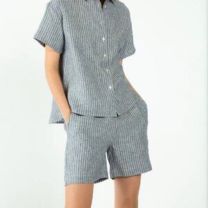 Neu Nomads Riga Linen Shorts of Co-Ord Set